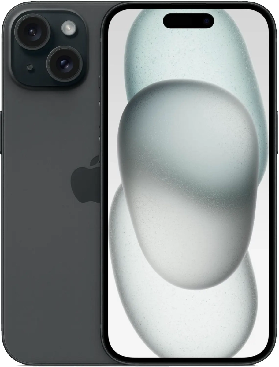 Смартфон Apple iPhone 15 256 GB Black - фото товара