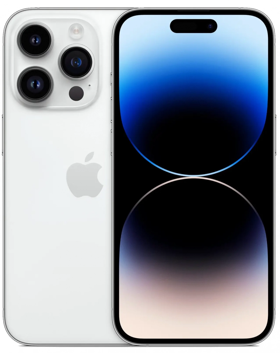 Смартфон Apple iPhone 14 Pro 128 GB Silver - фото товара