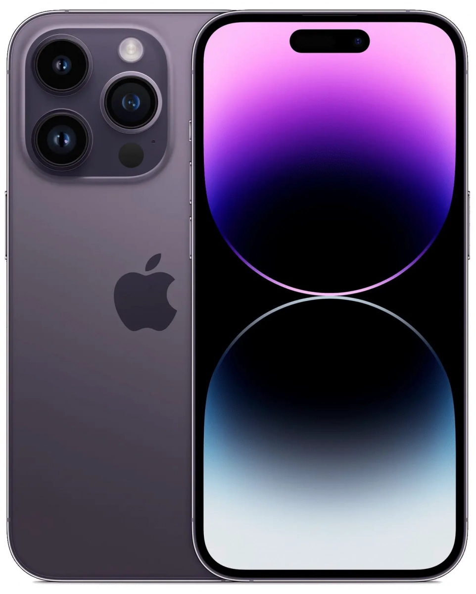 Смартфон Apple iPhone 14 Pro 128 GB Deep Purple - фото товара