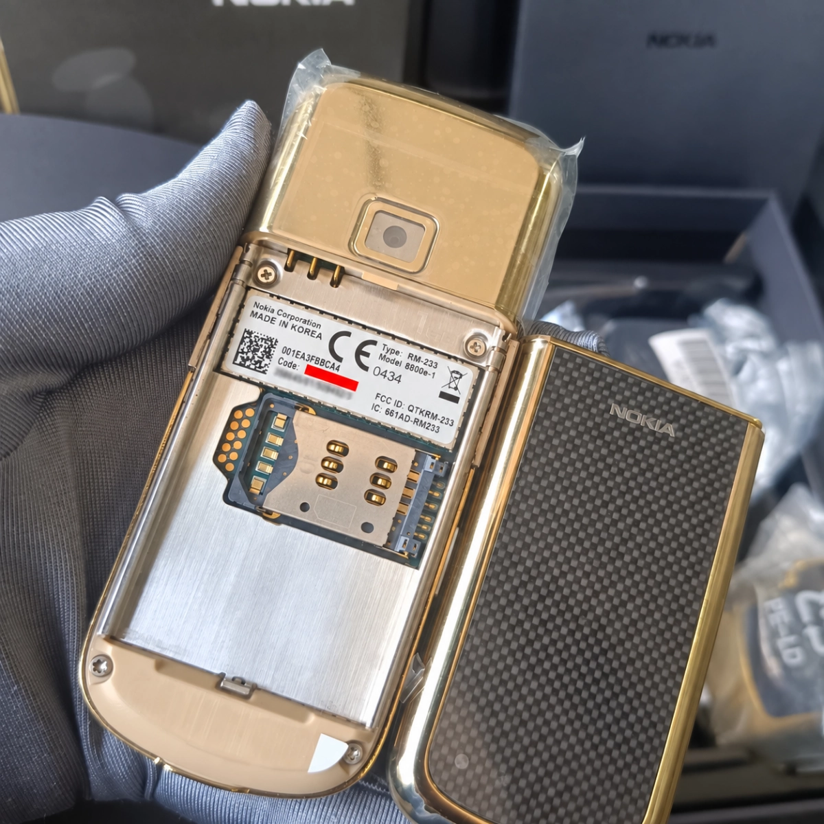 Мобильный телефон Nokia 8800 Arte 4GB Carbon Gold - фото товара