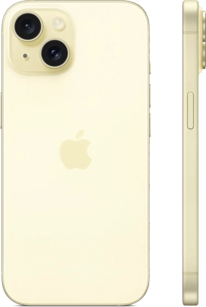 Смартфон Apple iPhone 15 512 GB Yellow - фото товара